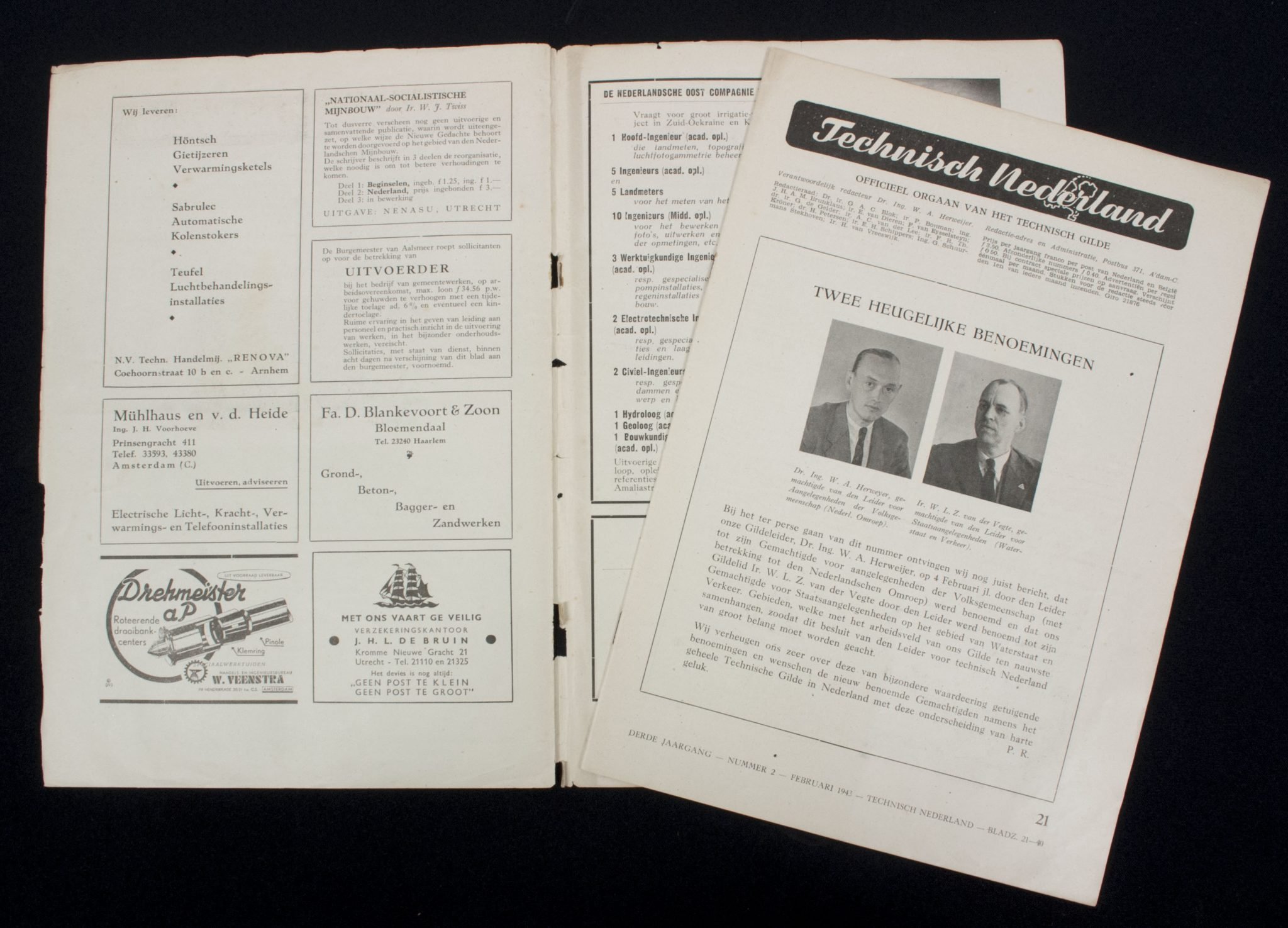 (Magazine) NSB – Technisch Gilde – Technisch Nederland Derde jaargang Nummer 2 Februari 1943 — image 3