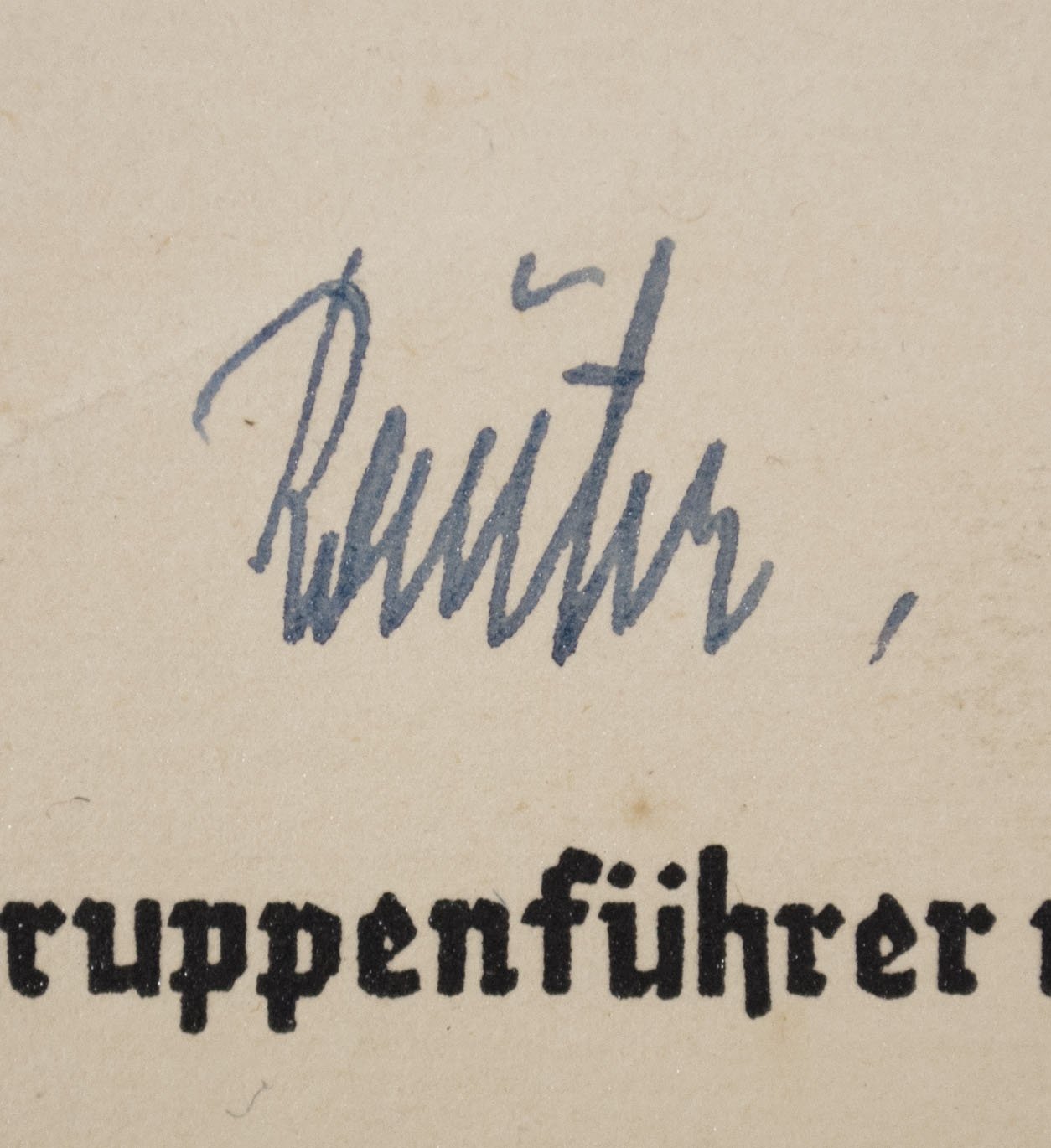 Dutch SS / Germaansche SS : Urkunde SS-Ausbildungslager Avegoor with original Rauter signature (Extremely rare!!!) — image 17