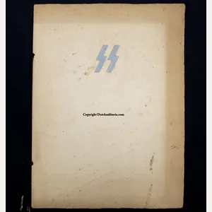 Dutch SS / Germaansche SS : Urkunde SS-Ausbildungslager Avegoor with …