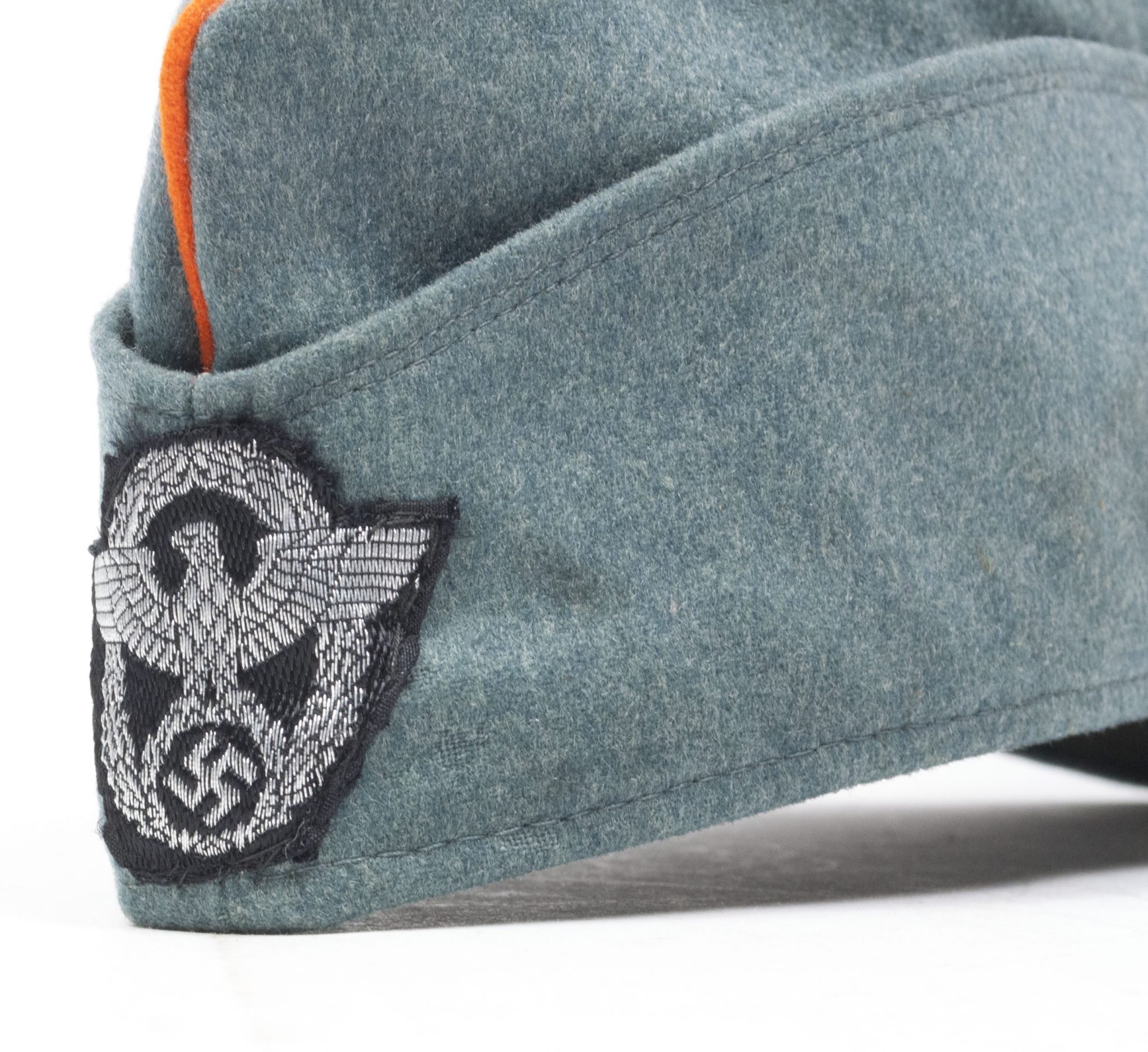 German Gendarmerie Polizei Side Cap (Maker marked Küpper) size 56 — image 16