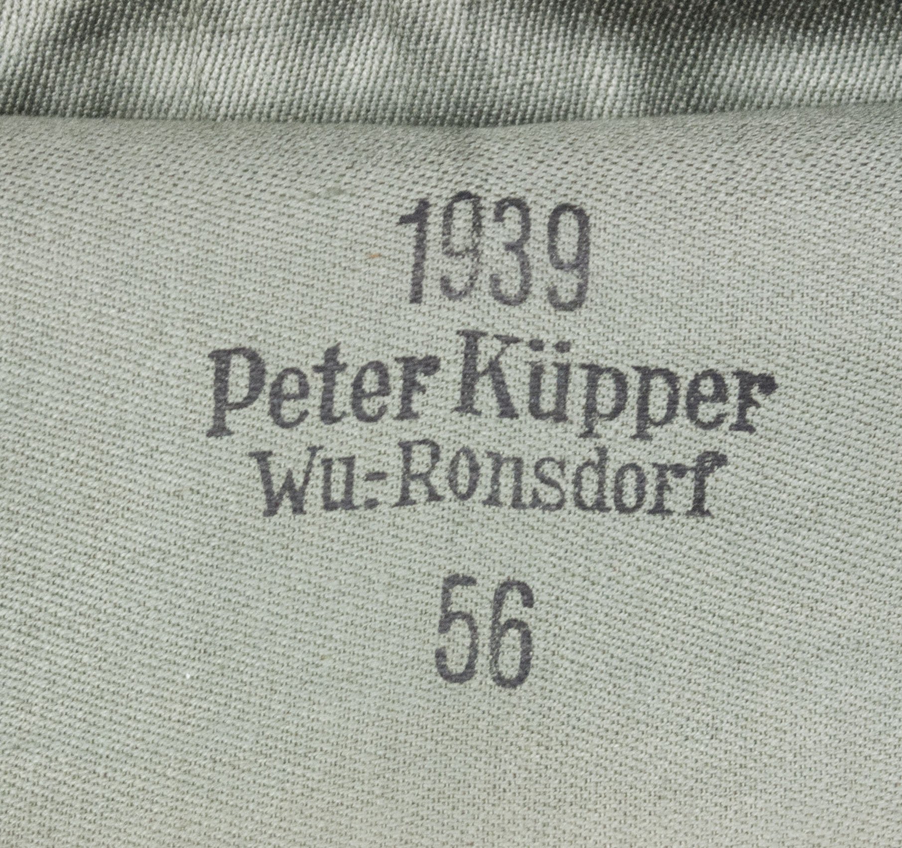 German Gendarmerie Polizei Side Cap (Maker marked Küpper) size 56 — image 21