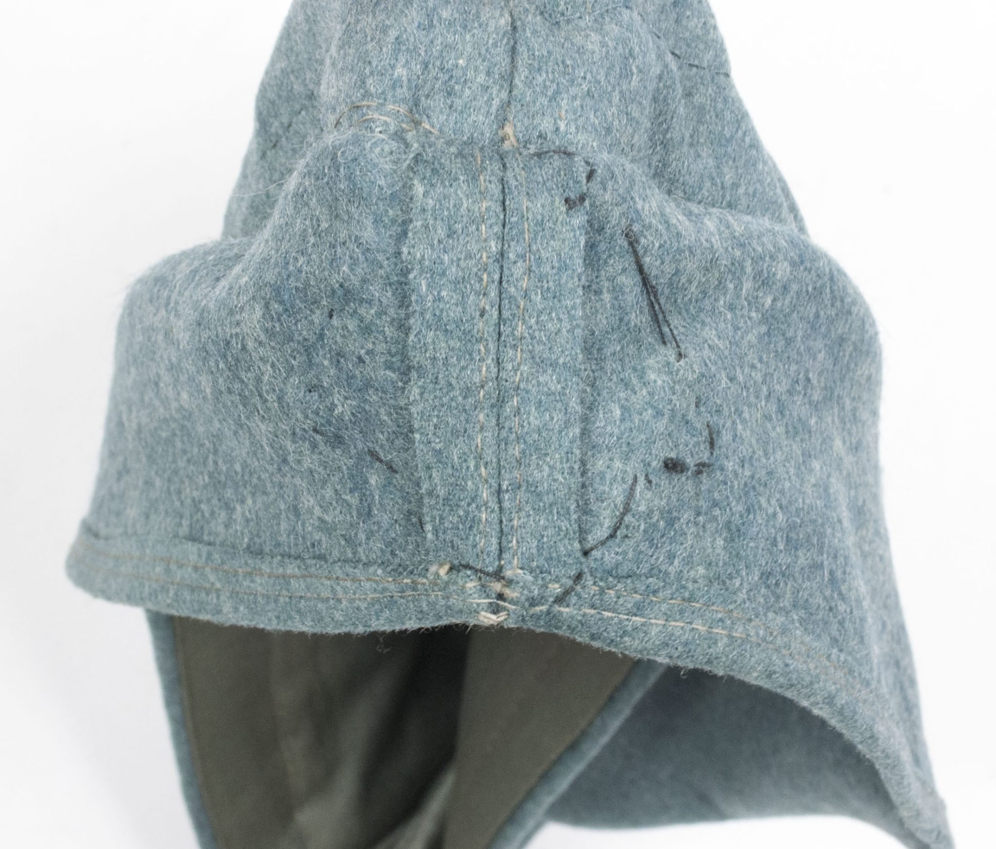 German Gendarmerie Polizei Side Cap (Maker marked Küpper) size 56 — image 24