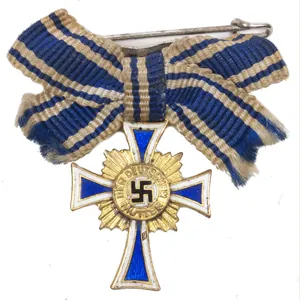 Miniature Mutterkreuz/Mothers cross in gold
