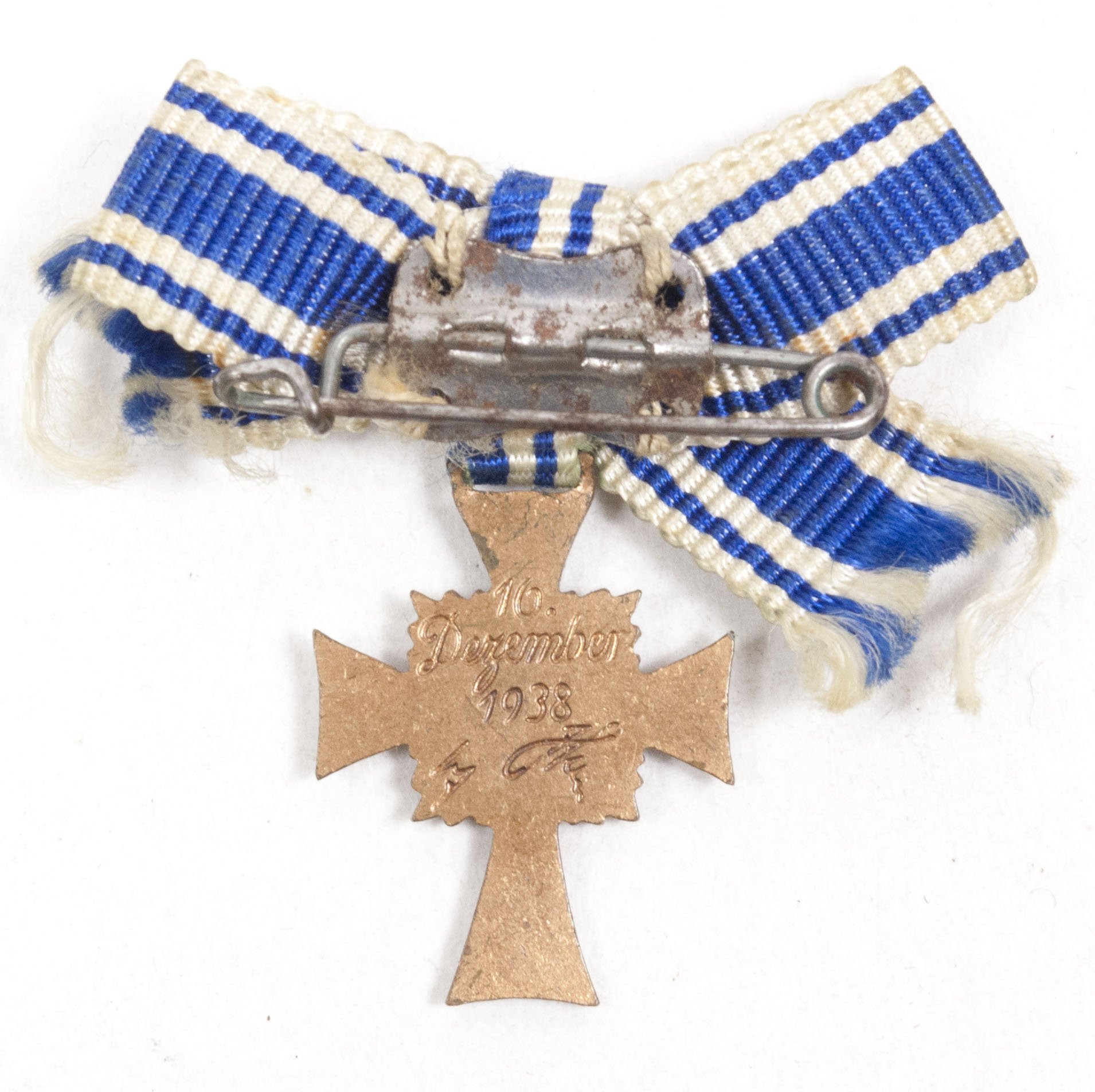 Miniature Mutterkreuz/Mothers cross in bronze — image 2