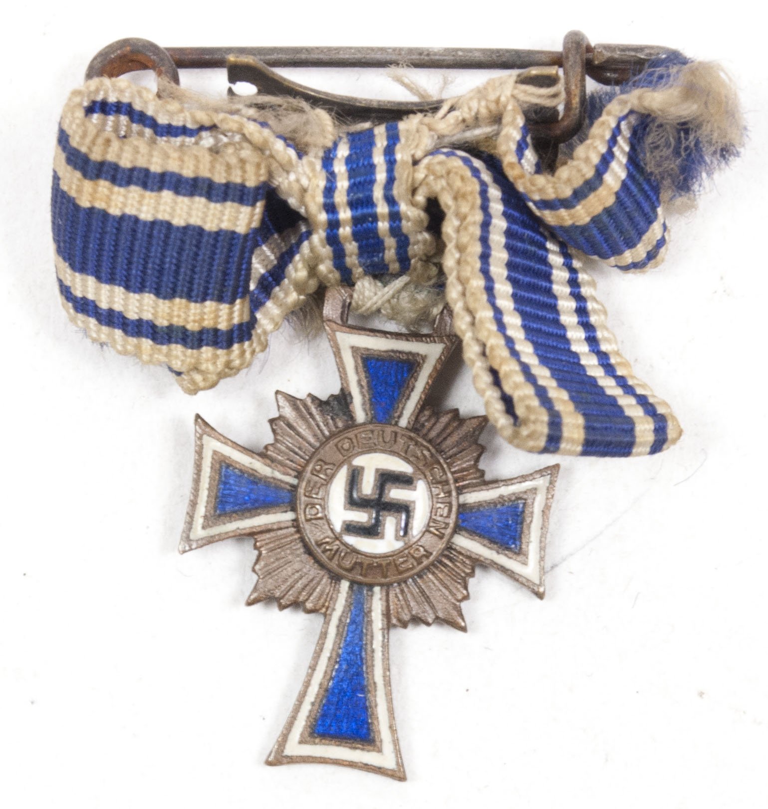 Miniature Mutterkreuz/Mothers cross in bronze — image 3