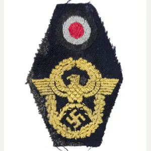 WWII Polizei M43 sidecap insignia