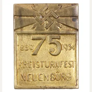 75 Jahre Feier Kreisturnfest Neuenbürg 1934 abzeichen