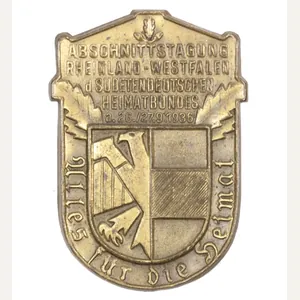 Abschnittstagung Rheinland-Westfalen d. Sudetendeutschen Heimatbundes a. 26./27.9.1936 'Alles für die …