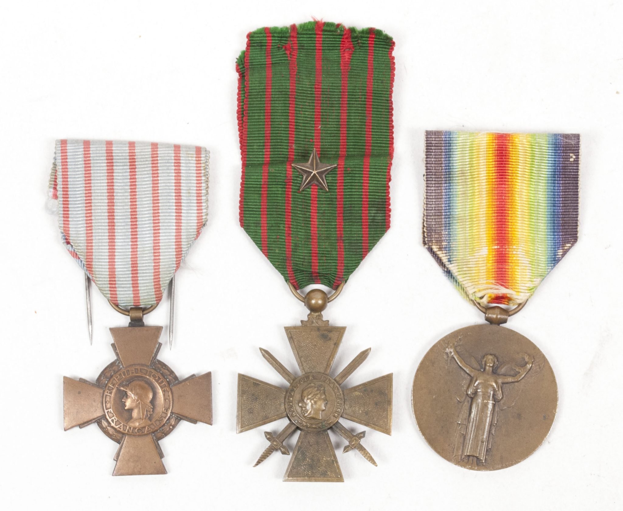French WWI Veteran grouping with German WWII Vorläufiger Fremdenpass + medals + citations — image 24