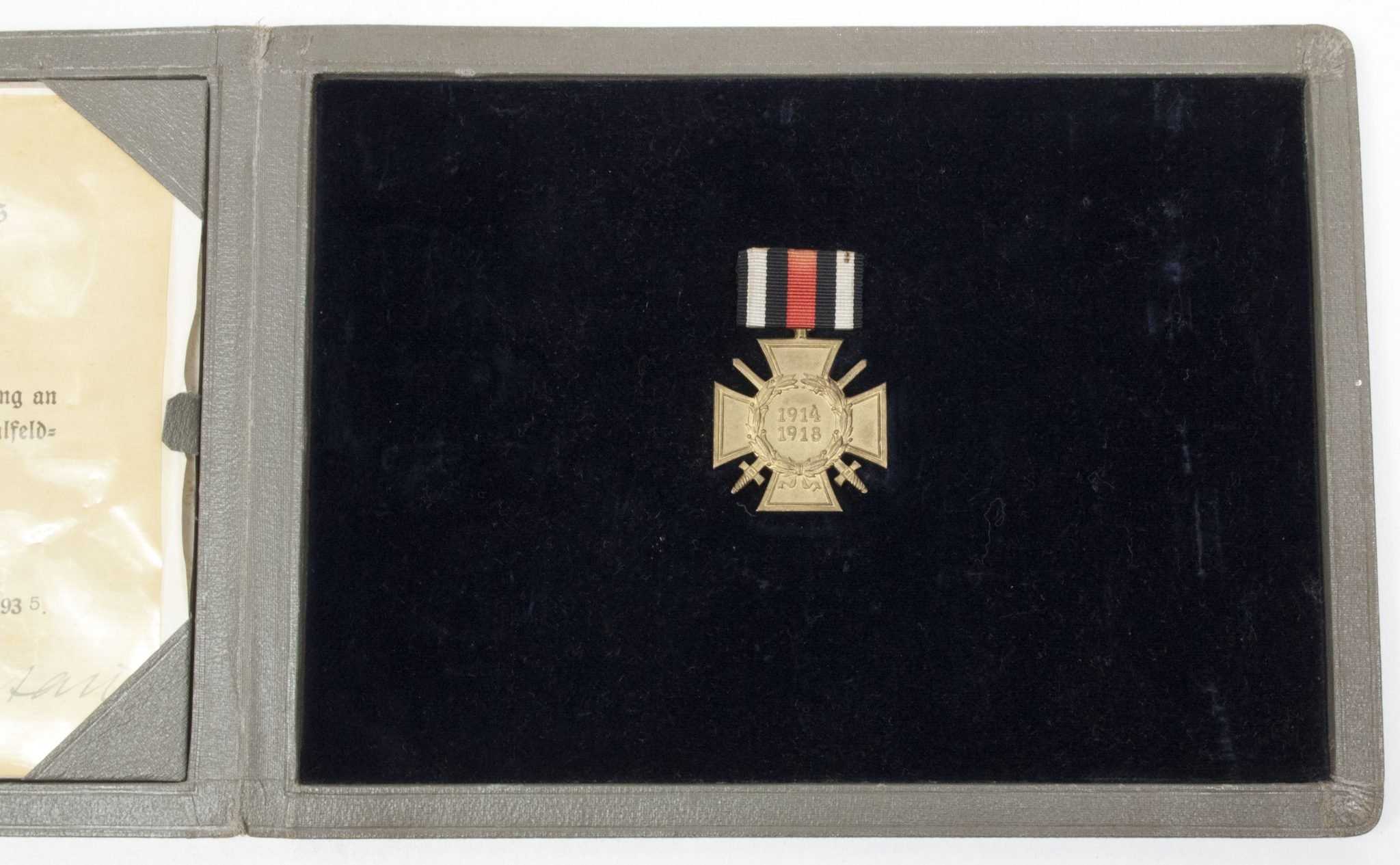 Luxuary Ehrenkreuz für Frontkämpfer 1914-1918 presentation map + soldbuch – rare — image 8