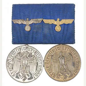 Wehrmacht (Heer) Medalbar Dienstauszeichnung 12 + 4 Jahre