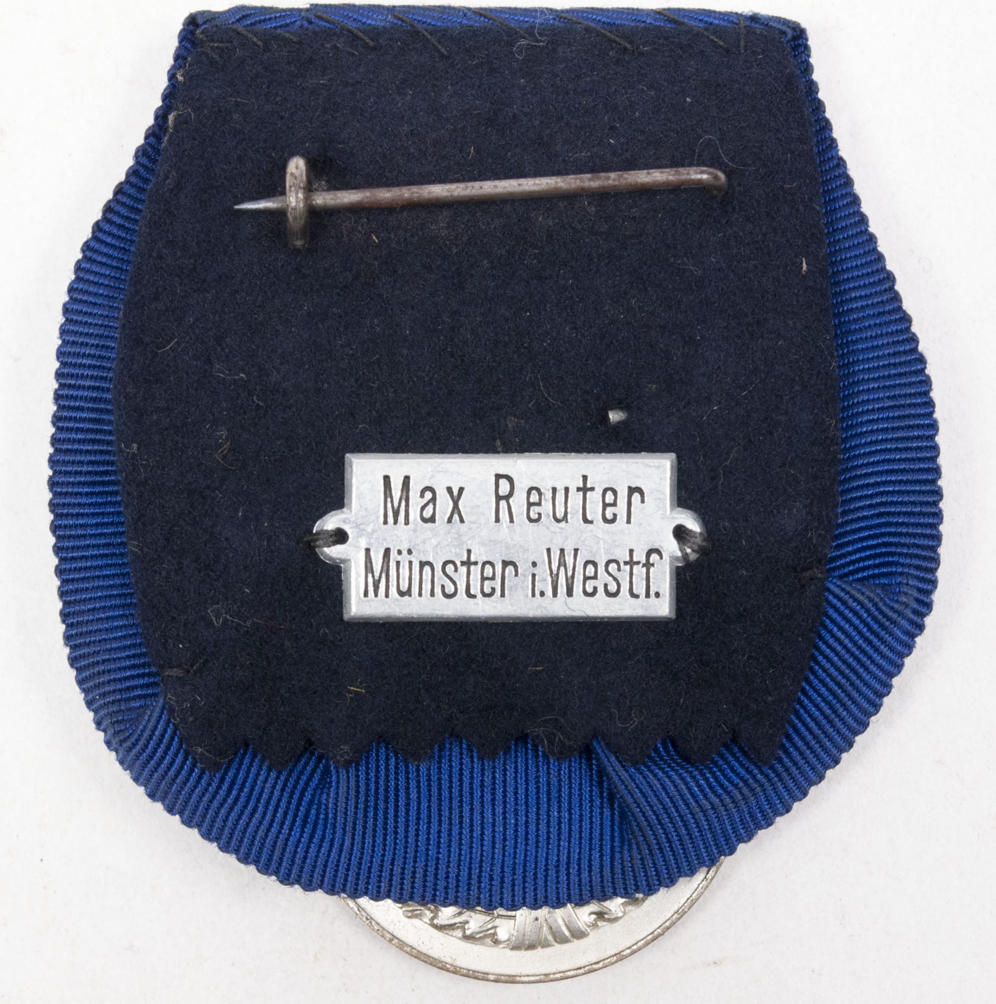 WWII German single medalbar Wehrmacht Dienstauszeichnung (With makerstag Max Reuter Münster i. Westf.) – Very rare — image 4