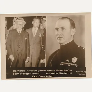 (Pressphoto) Bernardo Attolico wurde Botschafter beim Heiligen Stuhl. An seine …