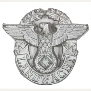 WWII German Polizei Landwacht cap insignia