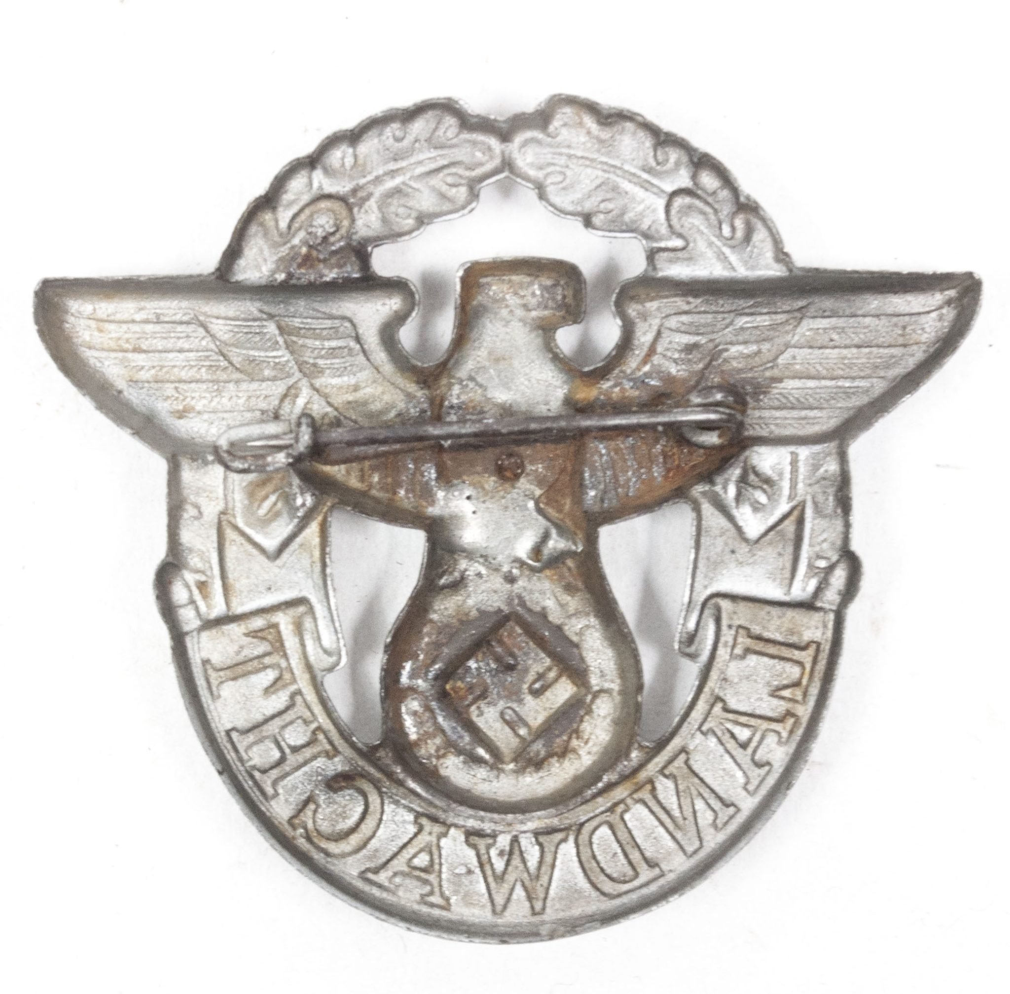 WWII German Polizei Landwacht cap insignia — image 2