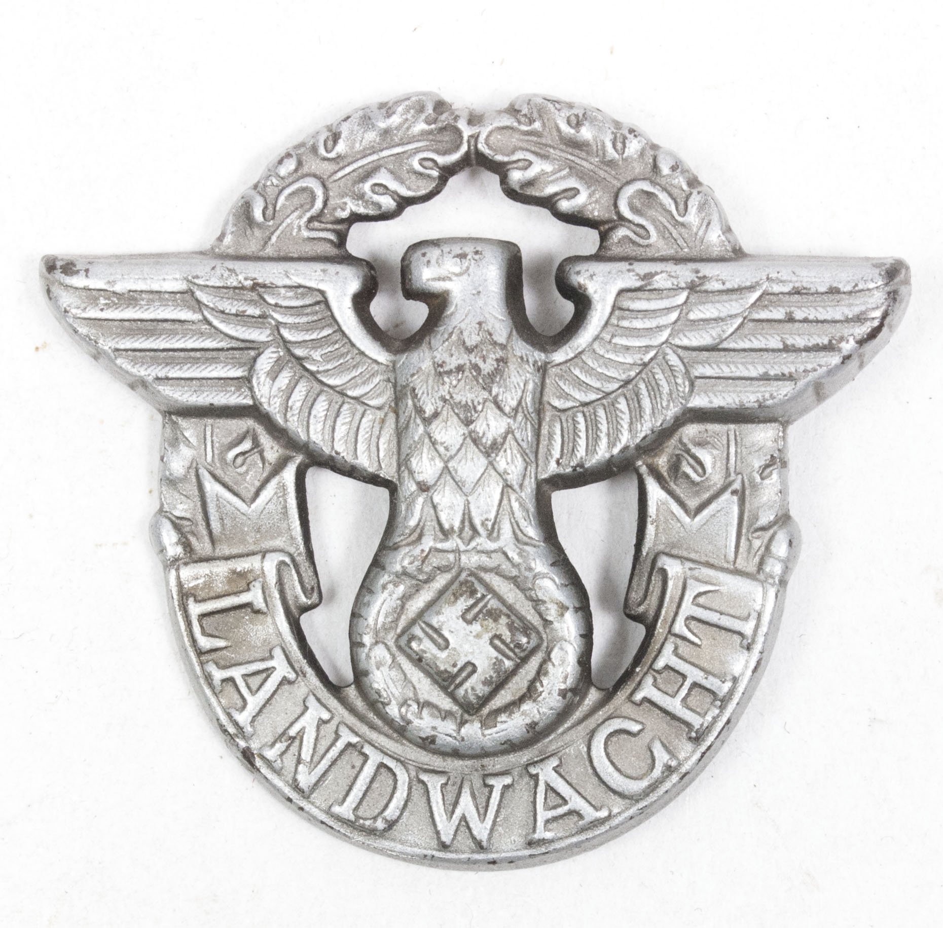 WWII German Polizei Landwacht cap insignia — image 3
