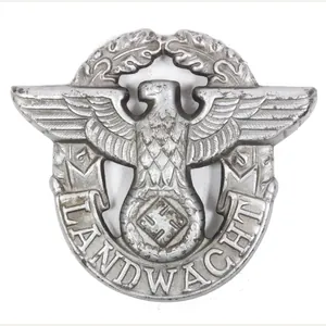 WWII German Polizei Landwacht cap insignia