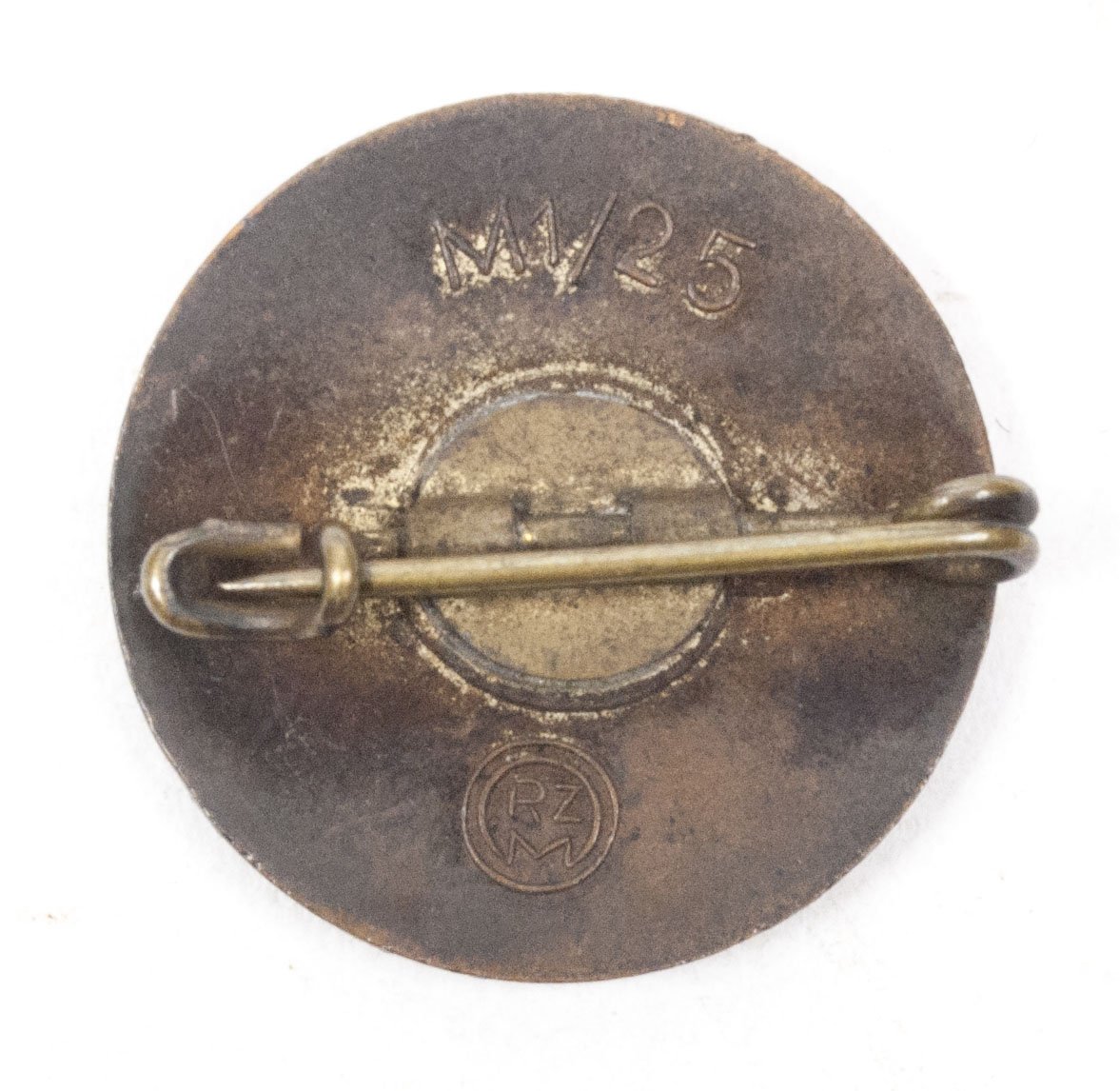 NSDAP parteiabzeichen (Maker RZM M1/25 Rudolf Reiling Pforzheim) — image 2