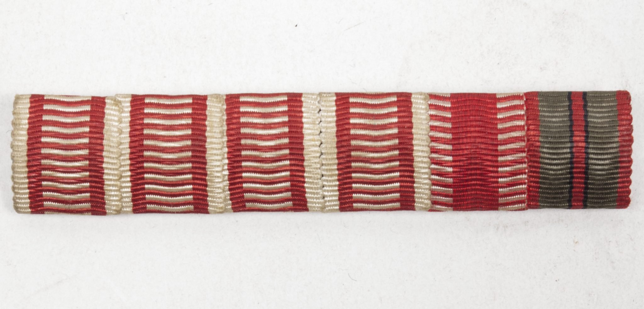 (Austria) WWI Austria Hungary ribbon with Bravery medals first and second classes, Karl Troop Cross, Wundmedal — image 2