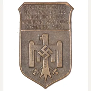 Treukundgebung der Beamten des Industriegebiets Rheinland Westfalen Dortmund 1934