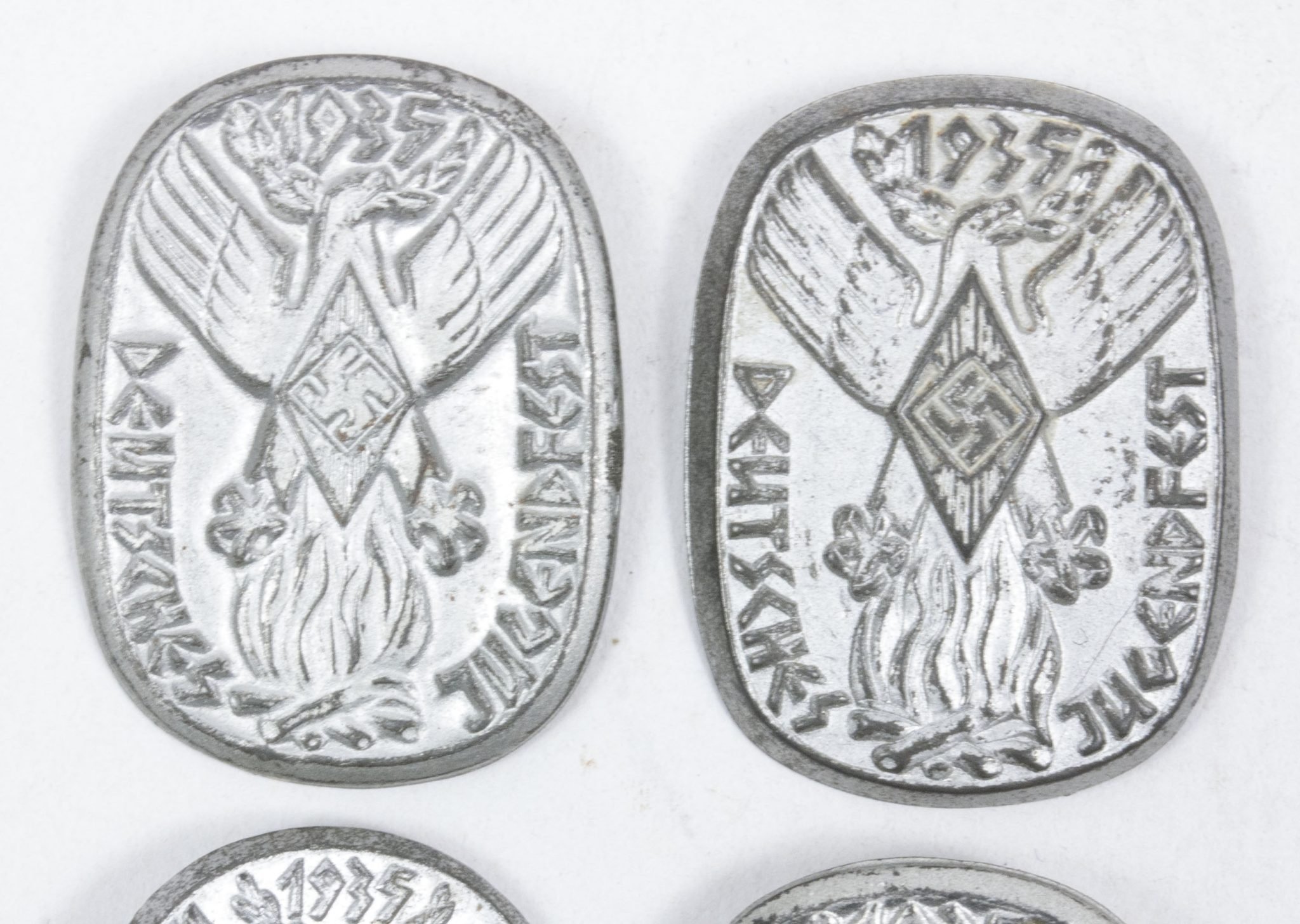 Hitlerjugend (HJ) Deutsches Jugendfest 1935 abzeichen (price for all 4 together!) — image 4