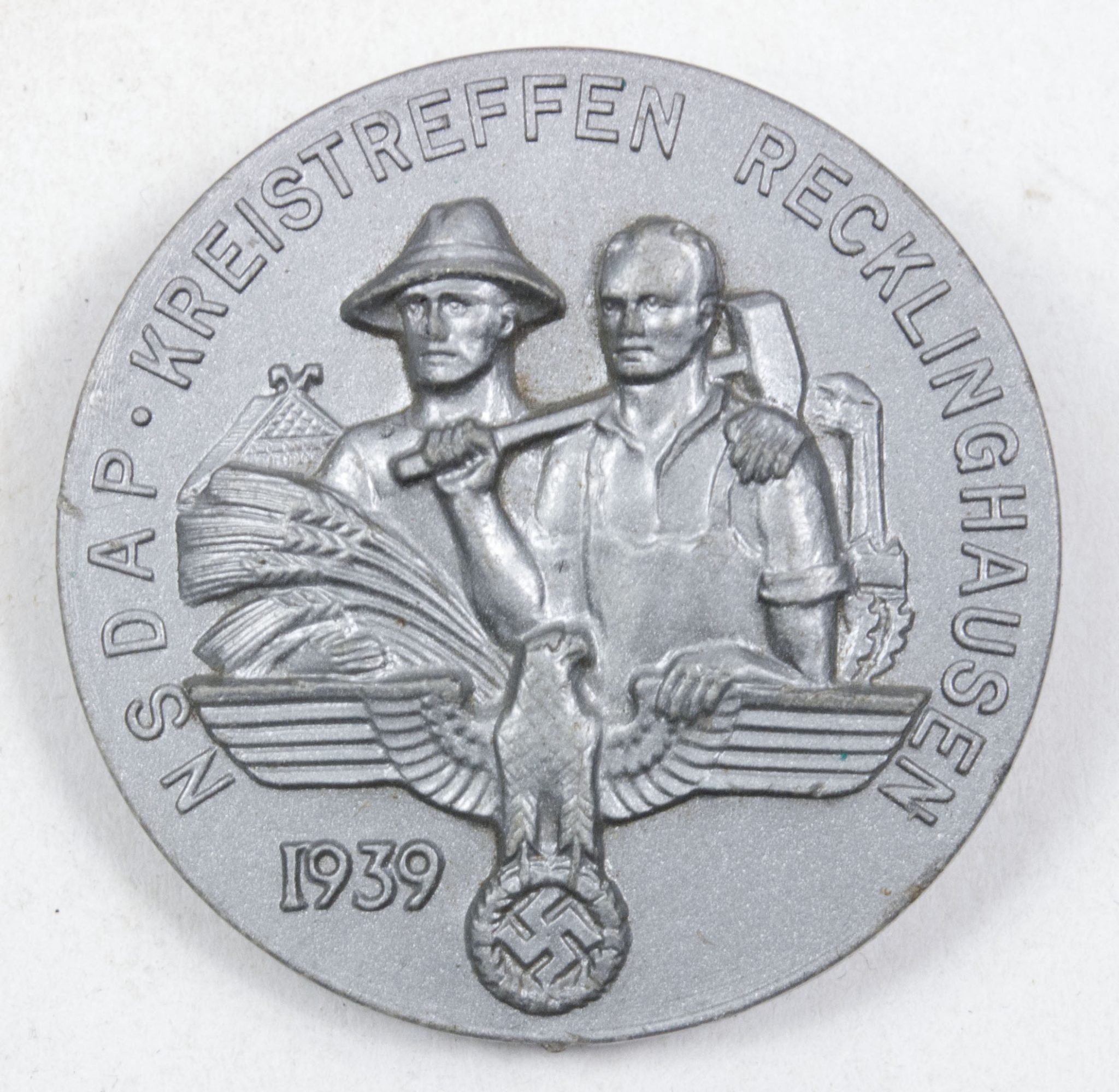 NSDAP Kreistreffen Recklinghausen 1939 abzeichen – rare — image 3