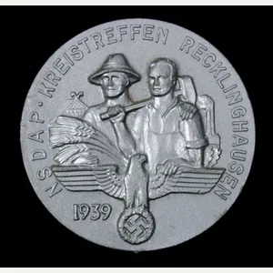 NSDAP Kreistreffen Recklinghausen 1939 abzeichen – rare