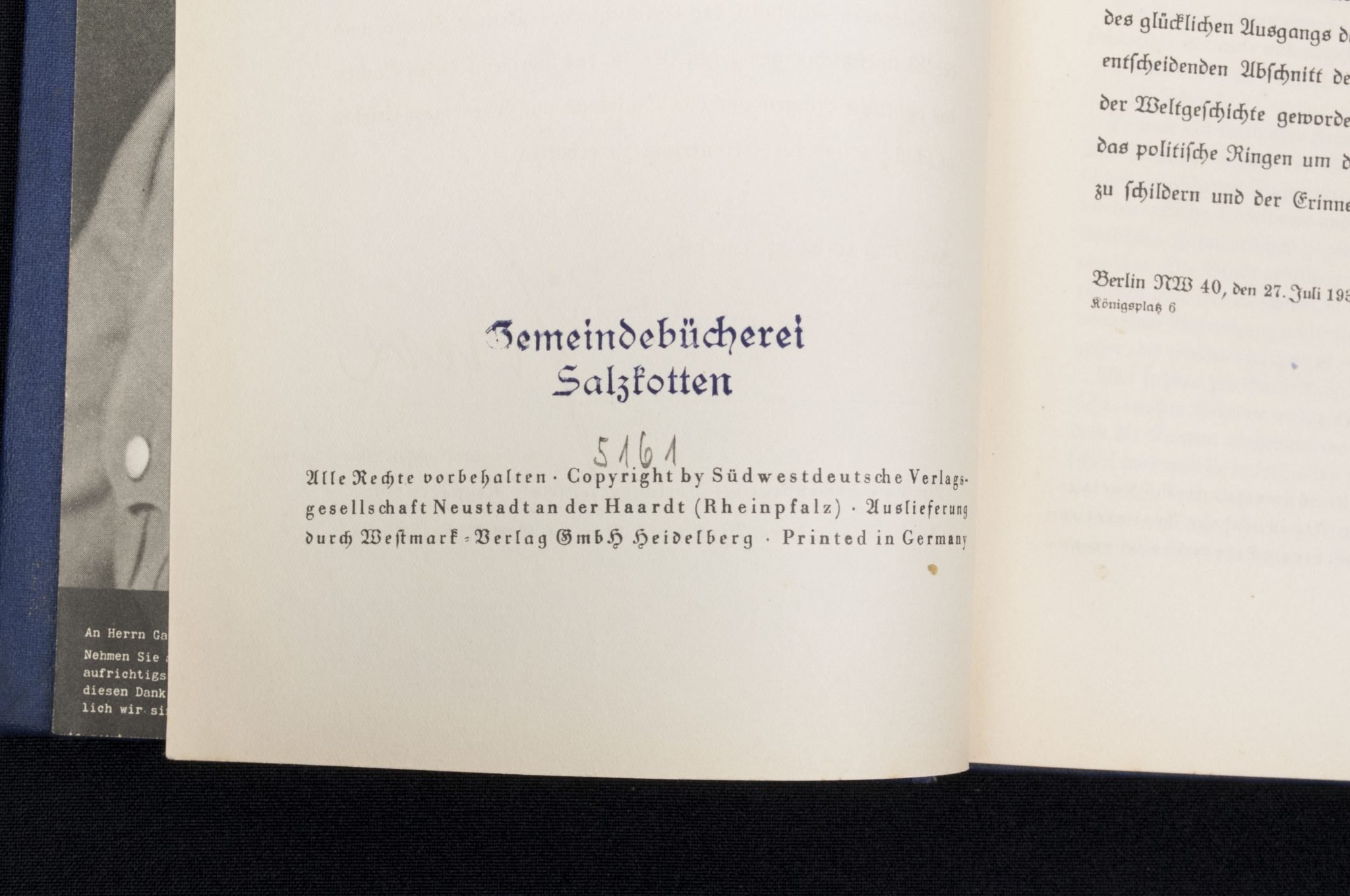 (Book) Weltgeschichte an der Saar (1935) — image 6