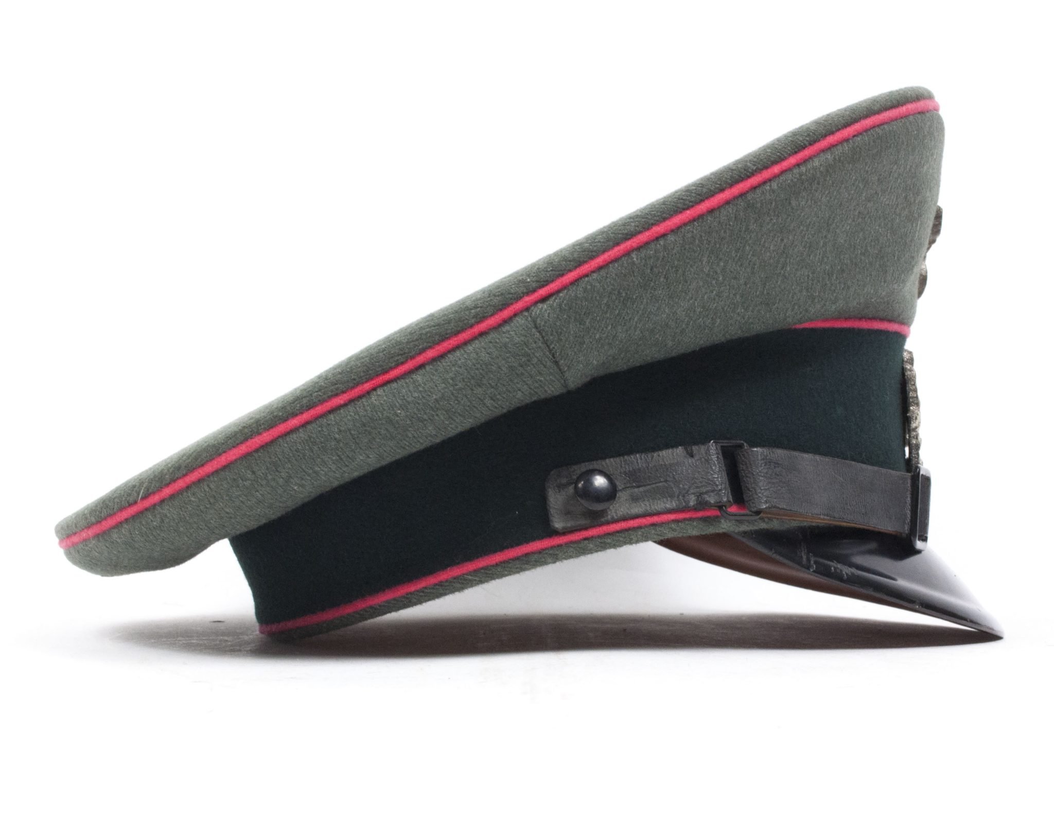 Wehrmacht (Heer) Panzerjäger NCO/EM visor (by maker G.A. Hoffmann Berlin SW 1936) – MINT — image 11