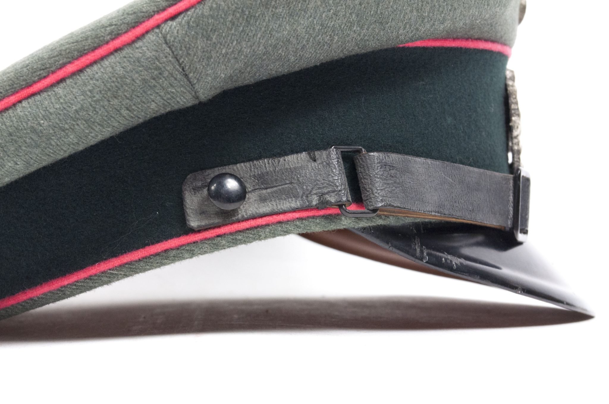 Wehrmacht (Heer) Panzerjäger NCO/EM visor (by maker G.A. Hoffmann Berlin SW 1936) – MINT — image 12