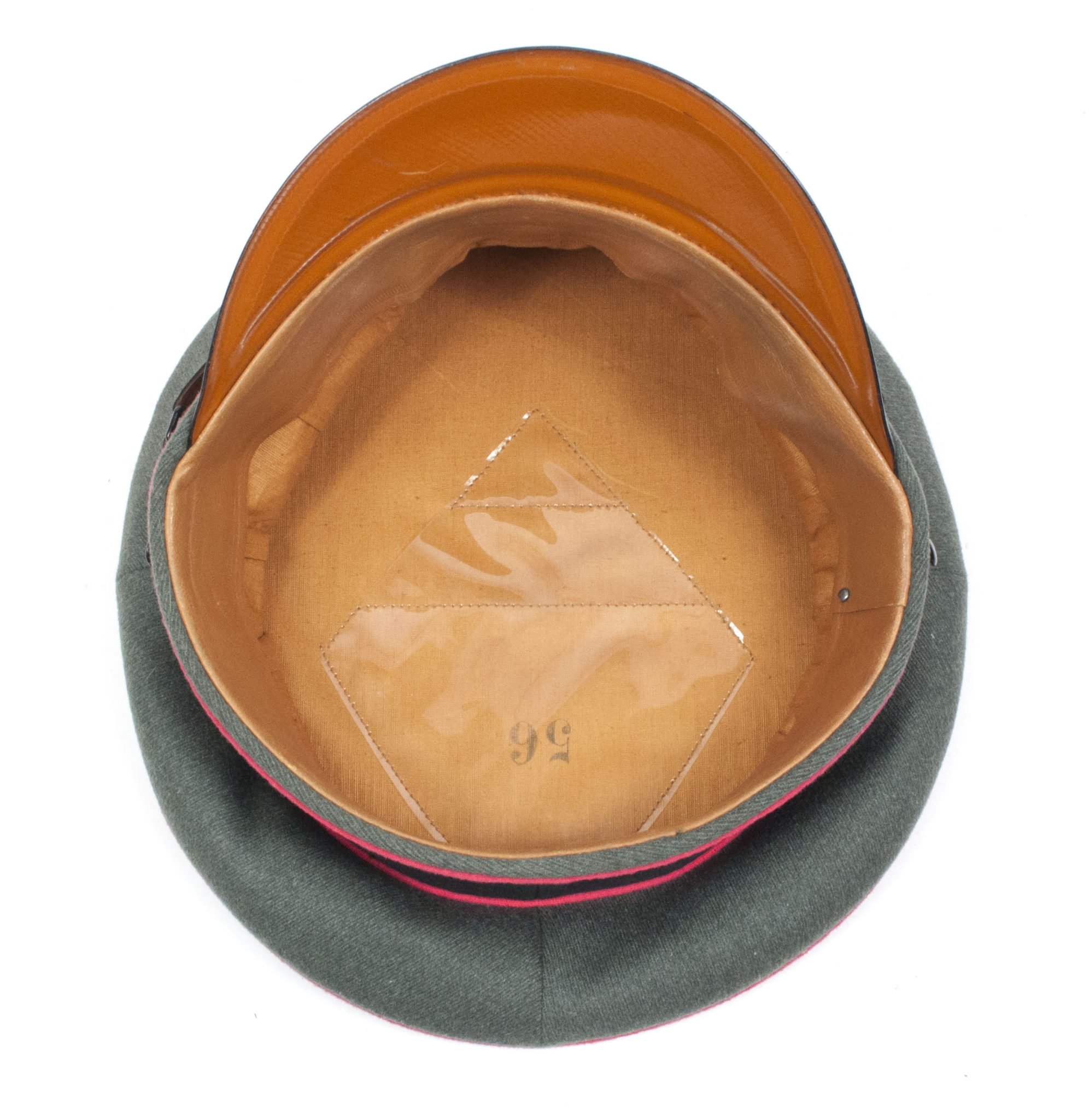 Wehrmacht (Heer) Panzerjäger NCO/EM visor (by maker G.A. Hoffmann Berlin SW 1936) – MINT — image 15