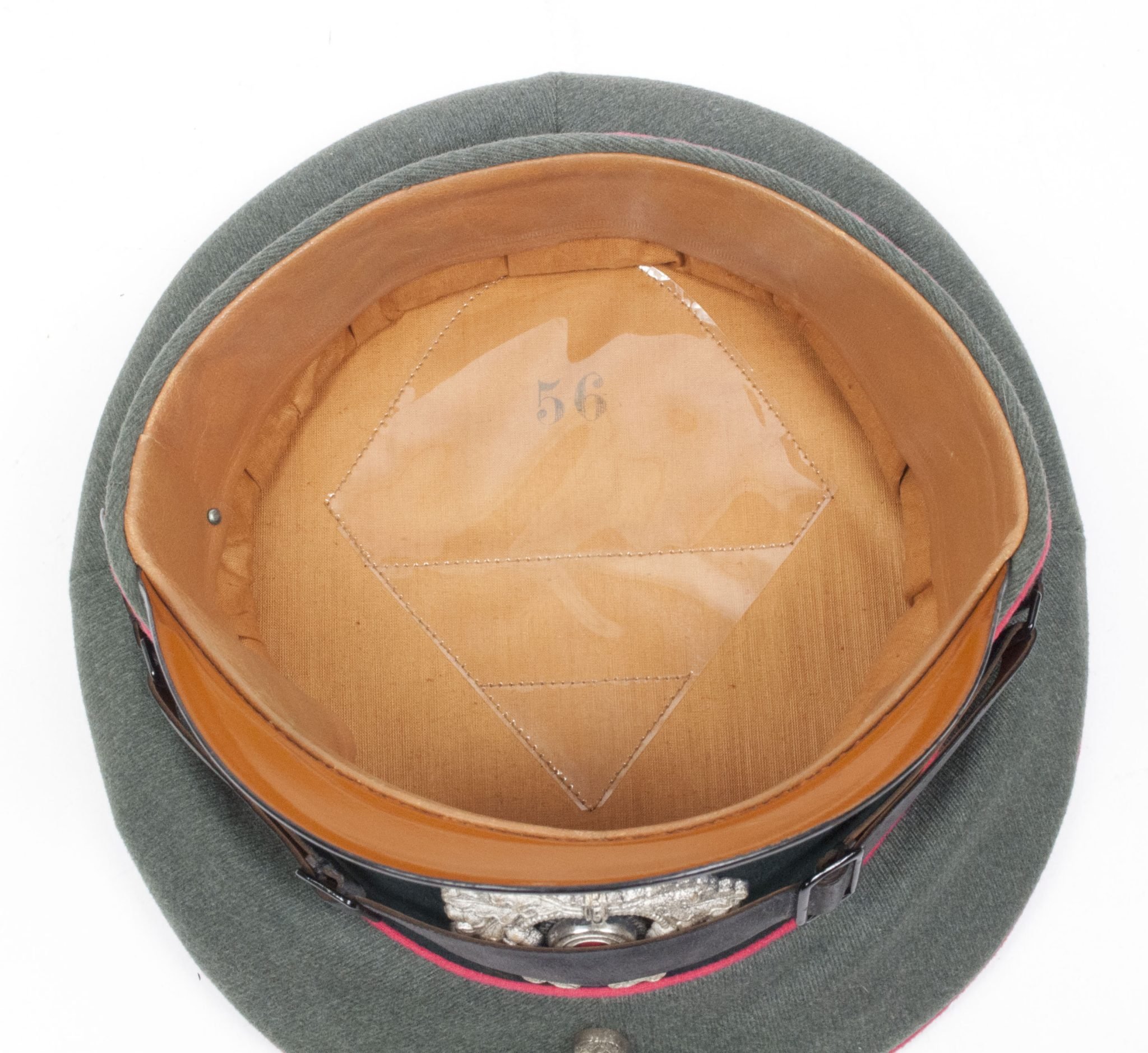 Wehrmacht (Heer) Panzerjäger NCO/EM visor (by maker G.A. Hoffmann Berlin SW 1936) – MINT — image 16