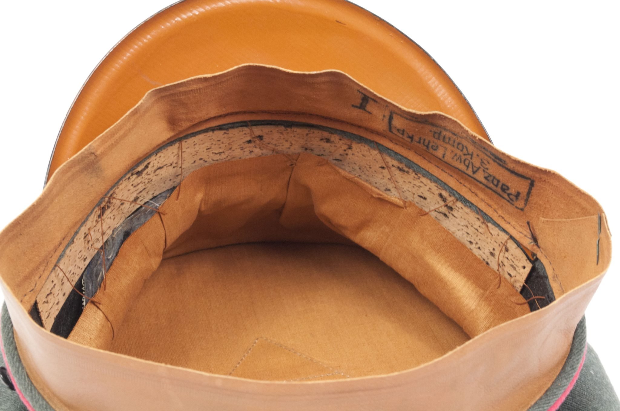 Wehrmacht (Heer) Panzerjäger NCO/EM visor (by maker G.A. Hoffmann Berlin SW 1936) – MINT — image 21