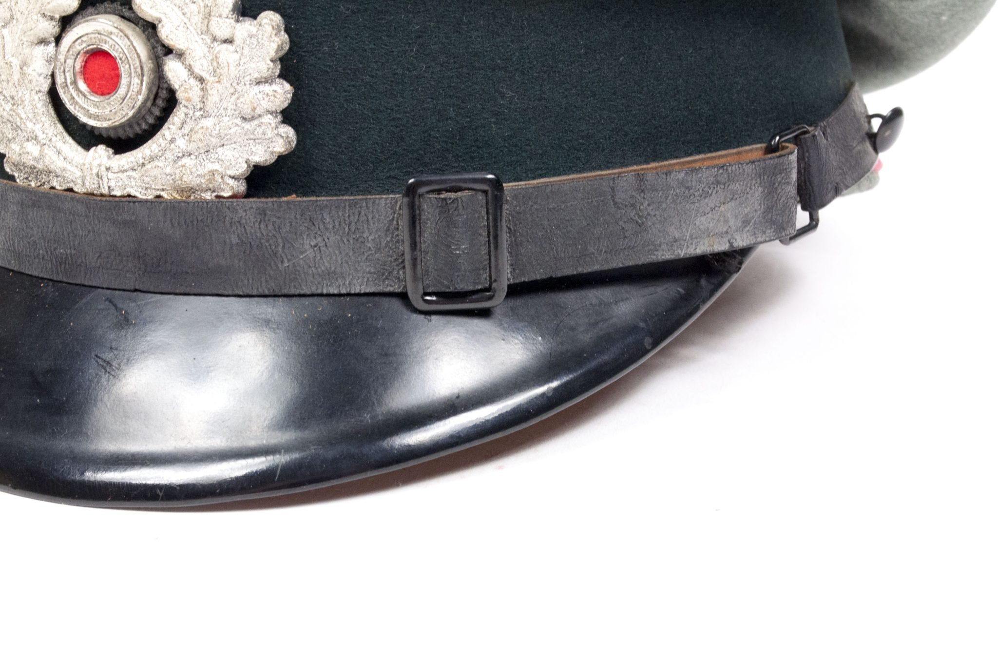 Wehrmacht (Heer) Panzerjäger NCO/EM visor (by maker G.A. Hoffmann Berlin SW 1936) – MINT — image 7