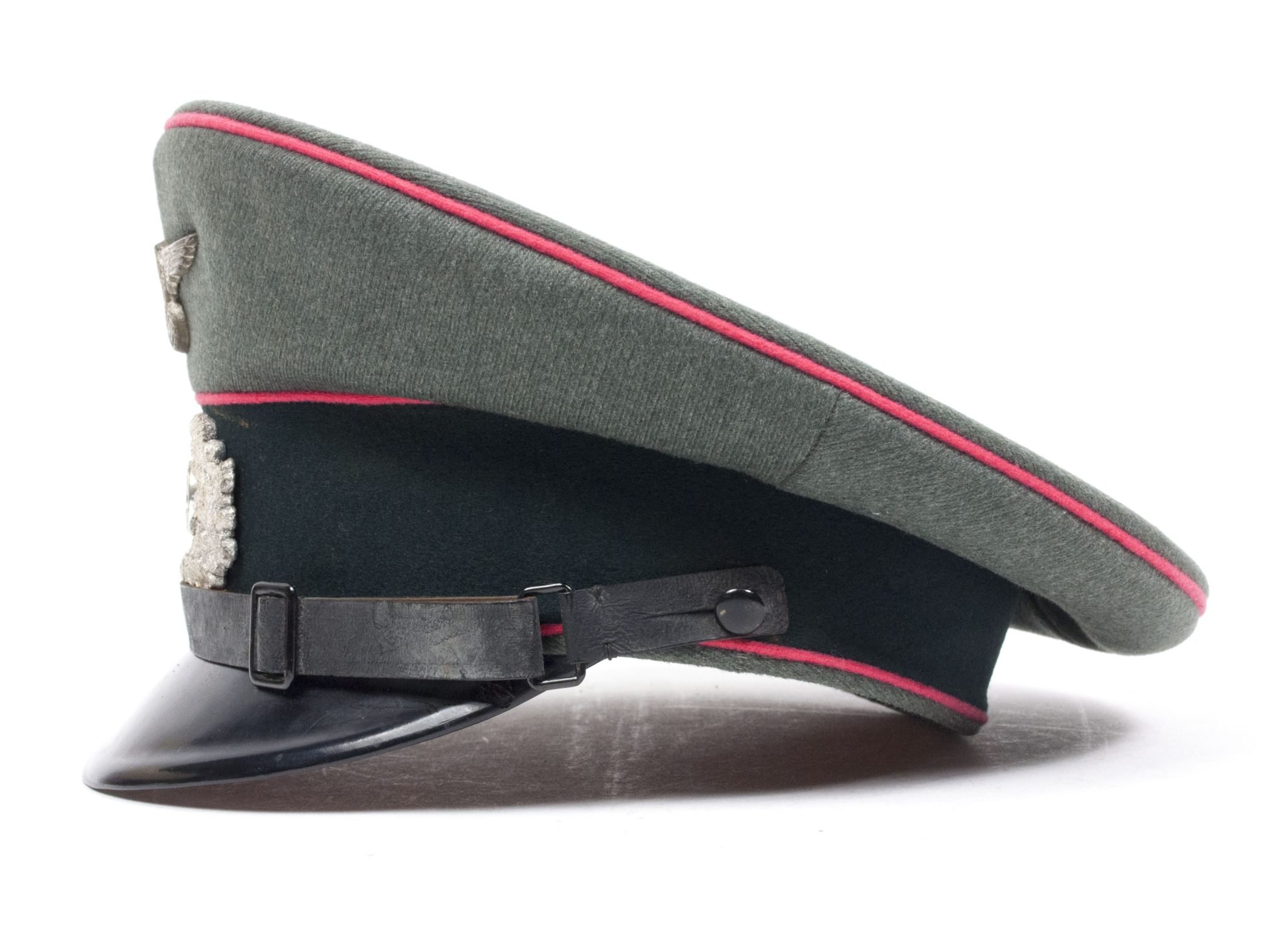 Wehrmacht (Heer) Panzerjäger NCO/EM visor (by maker G.A. Hoffmann Berlin SW 1936) – MINT — image 8