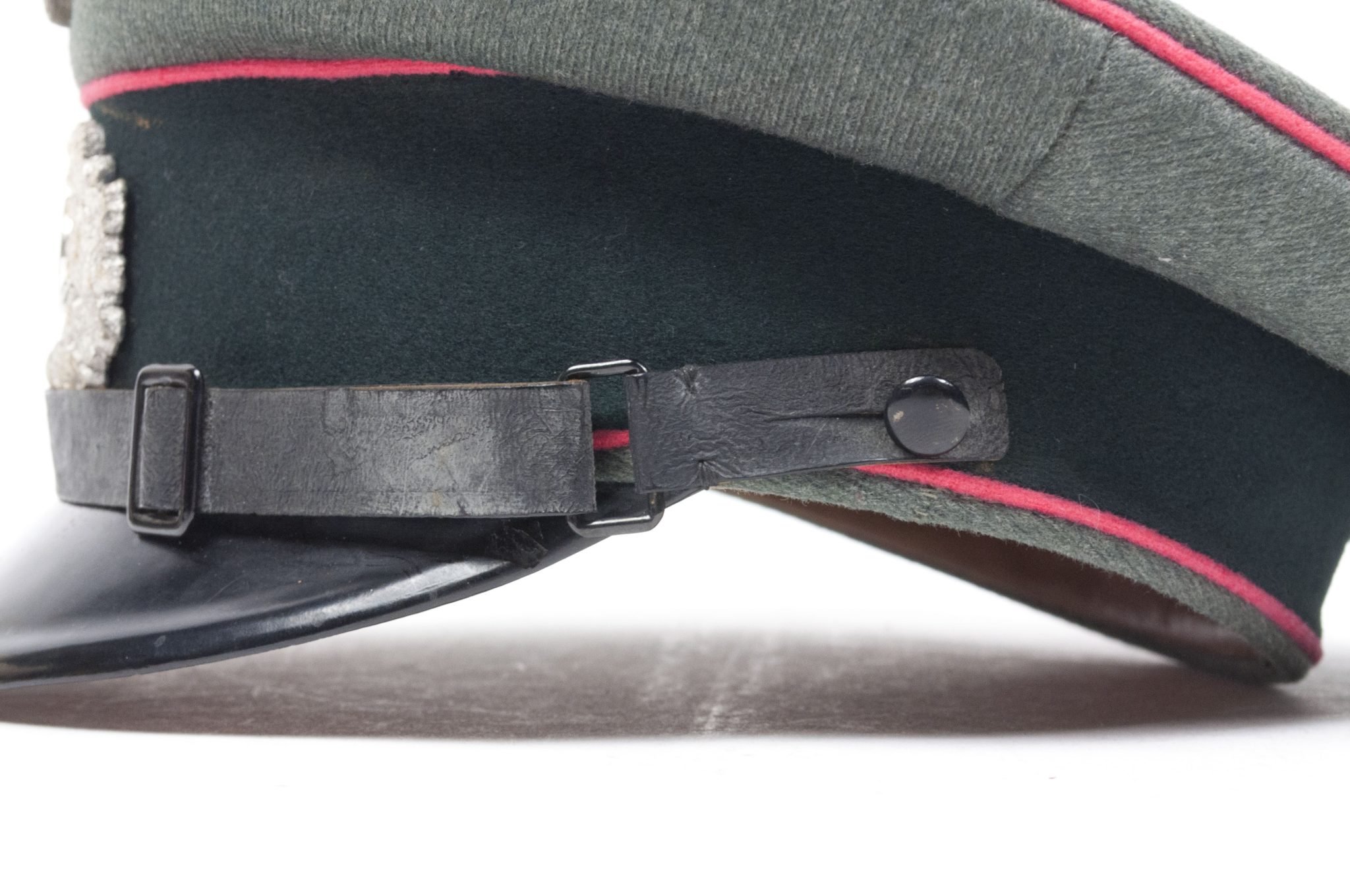 Wehrmacht (Heer) Panzerjäger NCO/EM visor (by maker G.A. Hoffmann Berlin SW 1936) – MINT — image 9