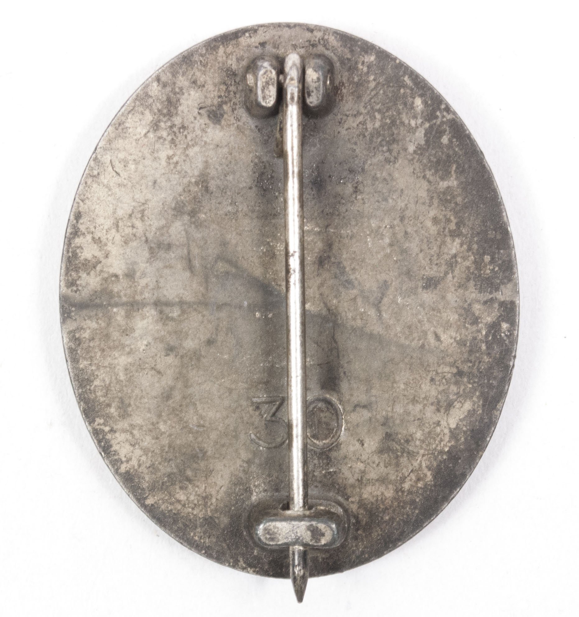 Verwundetenabzeichen silber (VWA) / Woundbadge in silver '30″ (Maker Hauptmünzamt Wien) — image 2