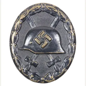 Wound Badge in Black / Verwundetenabzeichen Schwarz (VWA) MM '118' …