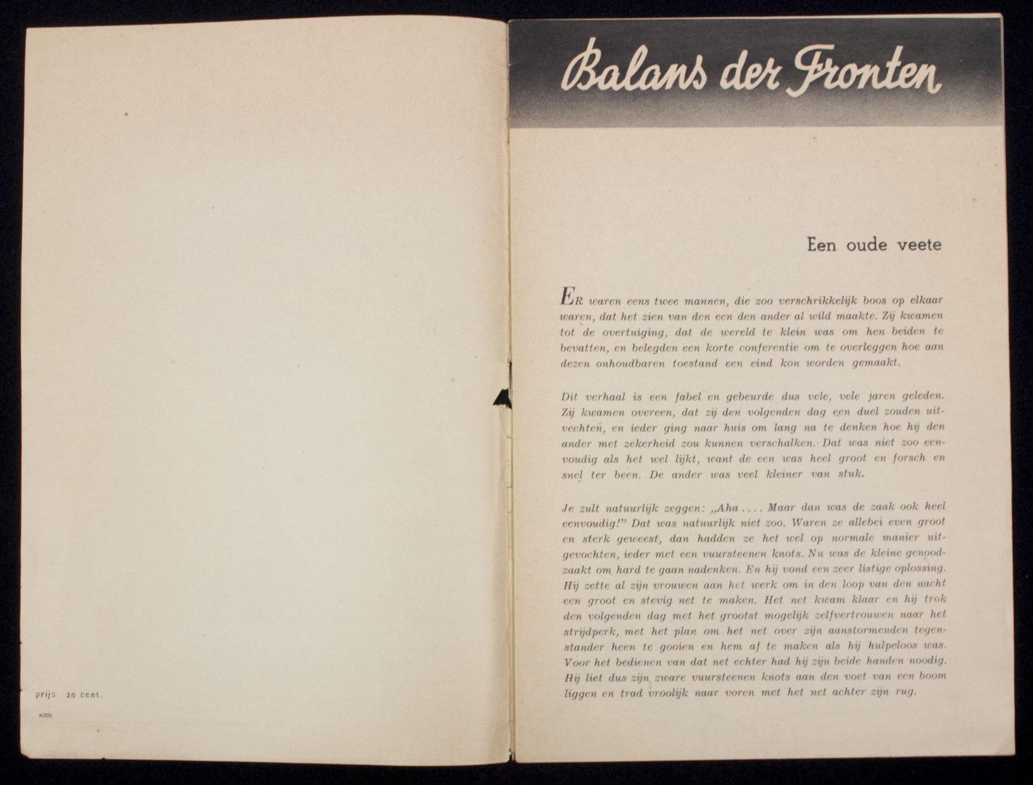 (Brochure/NSB) Balans der Fronten (Ca. 1940) — image 2
