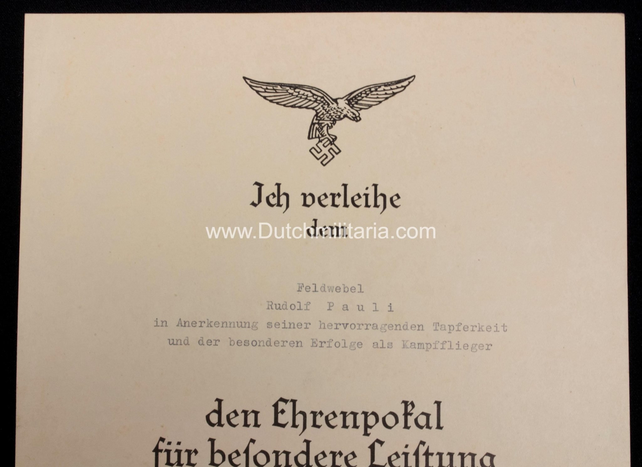 Ehrenpokal / Honor goblet grouping Rudolf Pauli — image 19