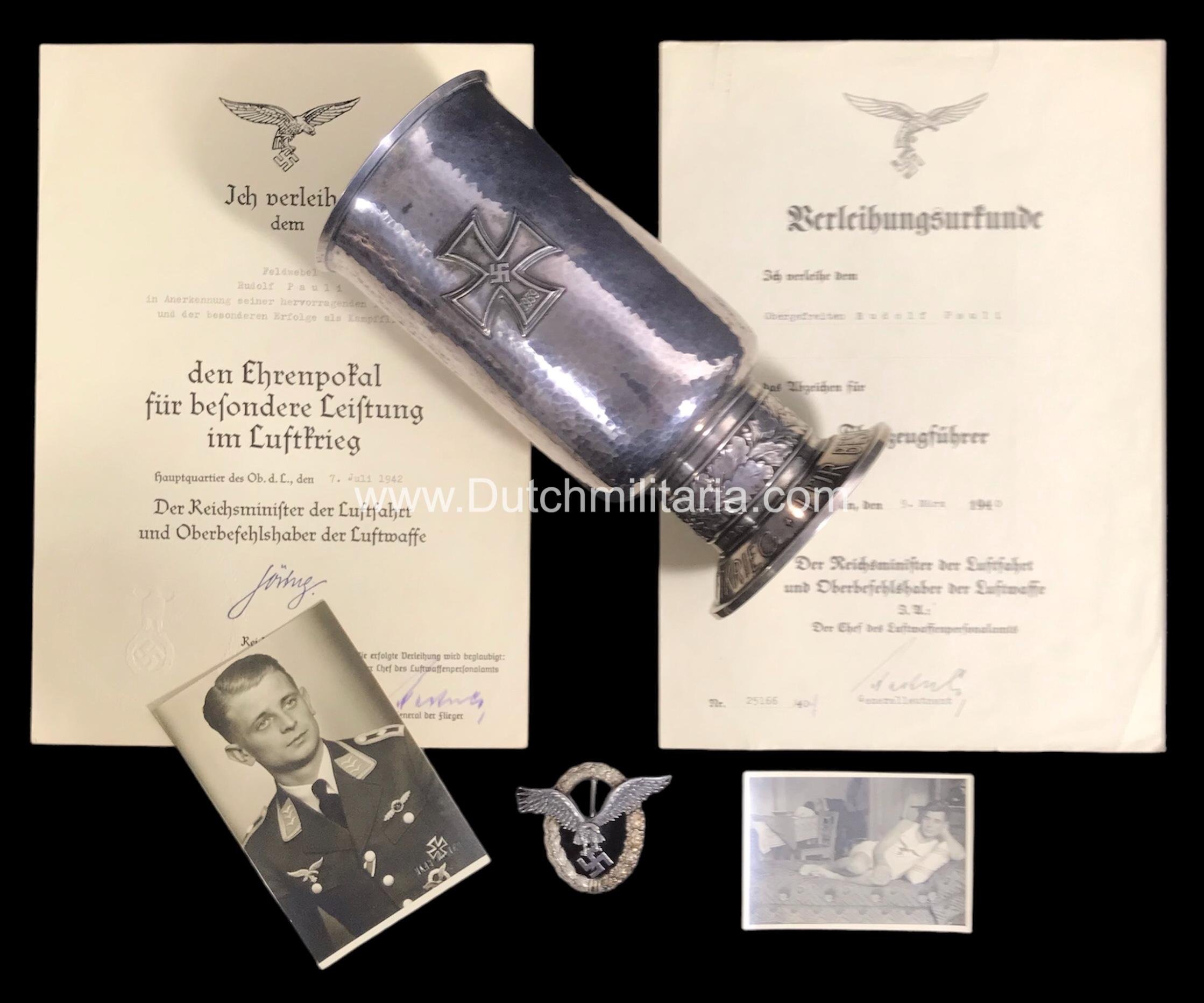 Ehrenpokal / Honor goblet grouping Rudolf Pauli — image 2