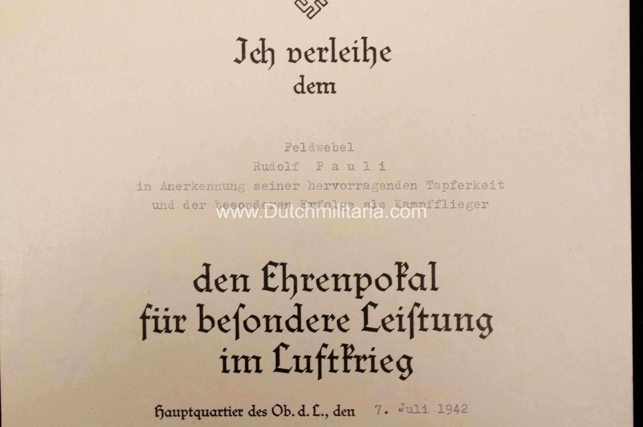 Ehrenpokal / Honor goblet grouping Rudolf Pauli — image 20