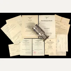 Ehrenpokal / Honor goblet grouping Heinz Köster (835 silver)