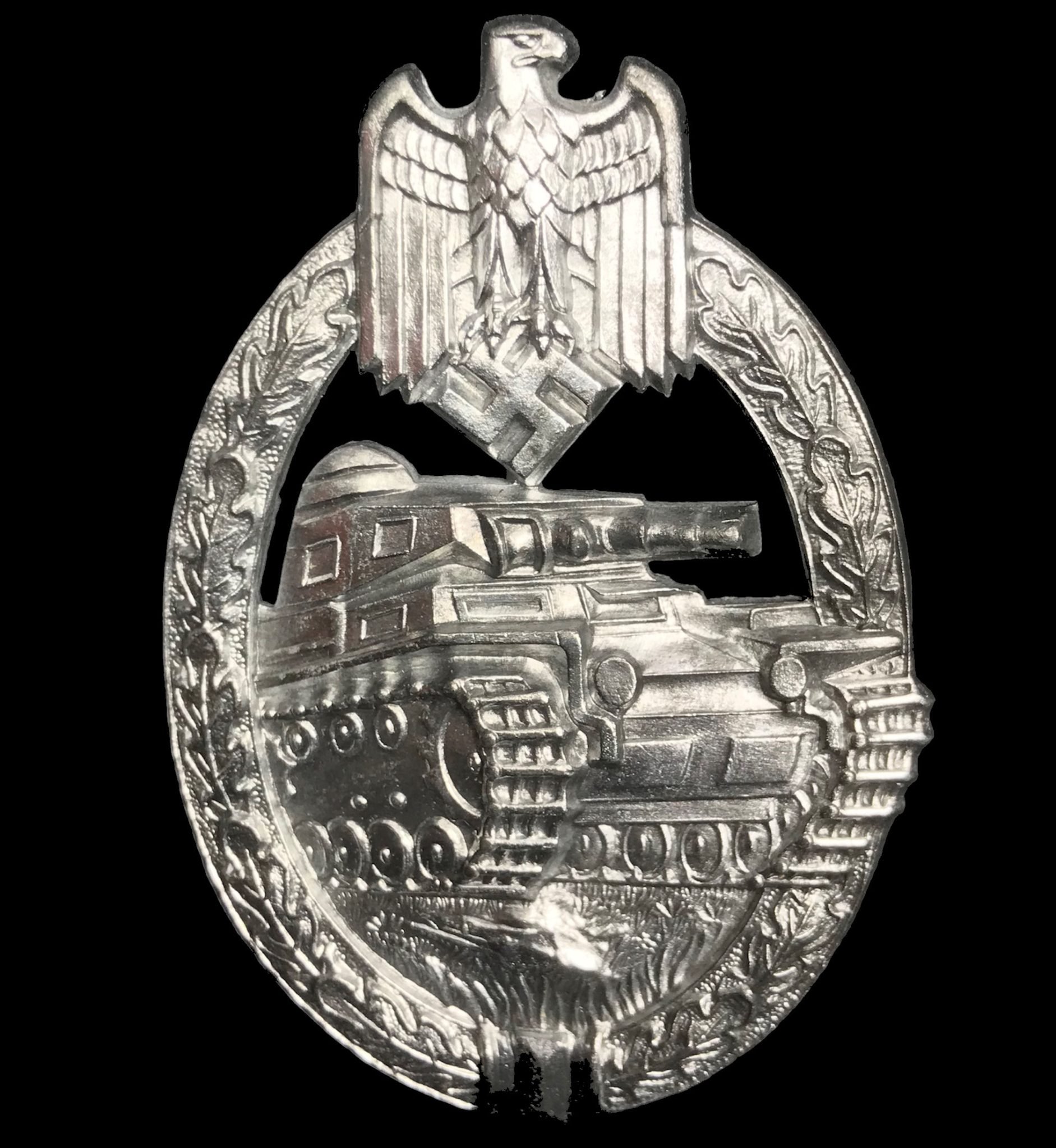 Panzerkampfabzeichen (PKA) / Panzer Assault Badge (PAB) by Hermann Aurich – MINTY AND BOXED! — image 3