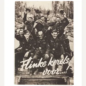 Dutch SS Recruitmentfolder 'Flinke kerels voor…!