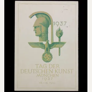 (Postcard) Tag der Deutschen Kunst 1937