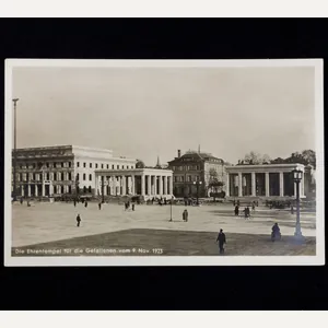 (Postcard) Die Ehrentempel f:ur die Gefallenen vom 9. Nov. 1923