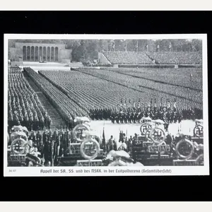 (Postcard) Appell der SA ., SS und des NSKK in …