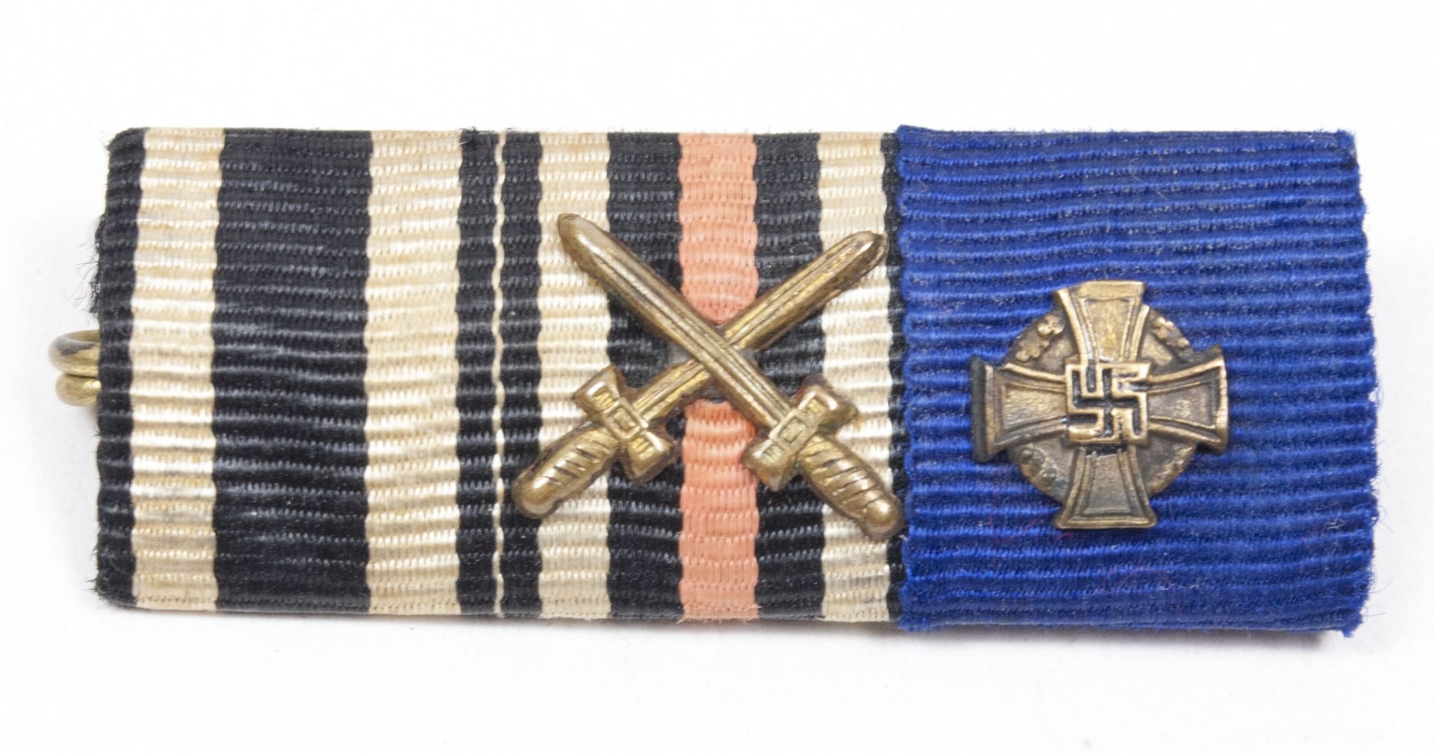 Ribbon with WWI EK2, FEK, WWII Treue Dienst cross 25 years — image 3