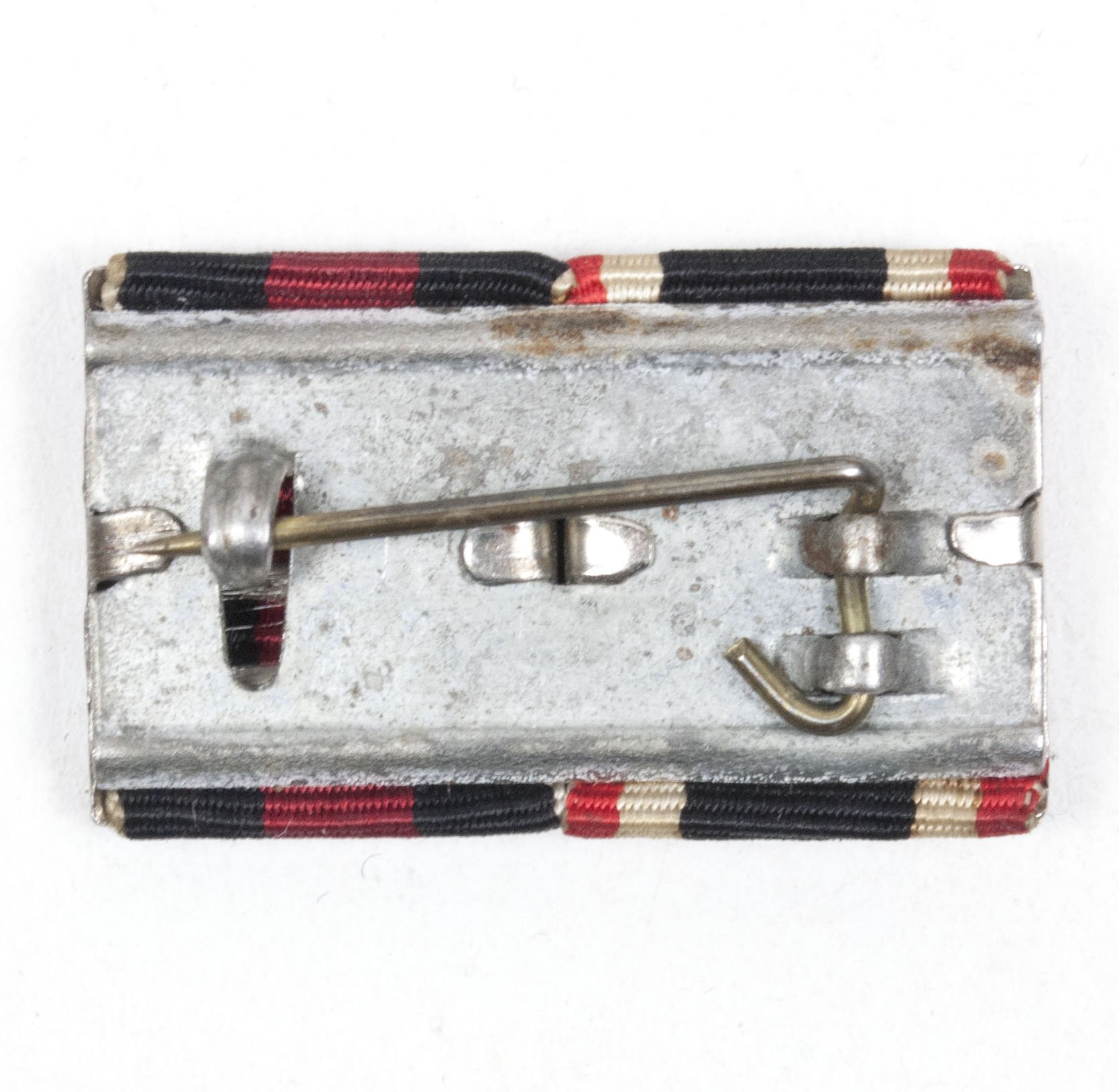 WWII German double ribbon with War Merit Cross (KVK2) + Sudetenmedaille — image 2